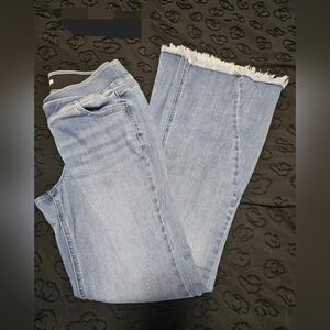 Cute fringe flare jeans